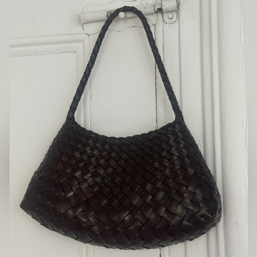 Dragon Diffusion Rosanna Woven Leather Bag – Dark Brown (NEW W TAGS) 🏷️